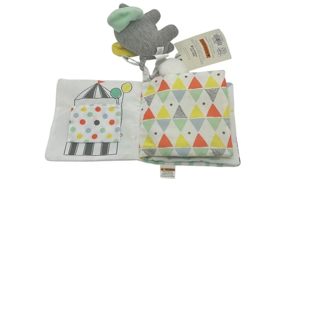 Cloud Island Soft‎ Book and Mini Plush Set Elephant Toy